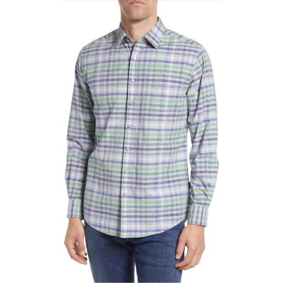 RODD & GUNN Men's Caldwell Peak Check Button-Up Shirt Size XXL - Picture 1 of 12